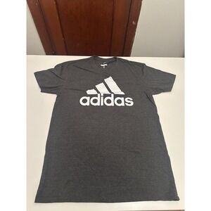 Adidas Men's Golf Short Sleeve Shirt Grey Size Large